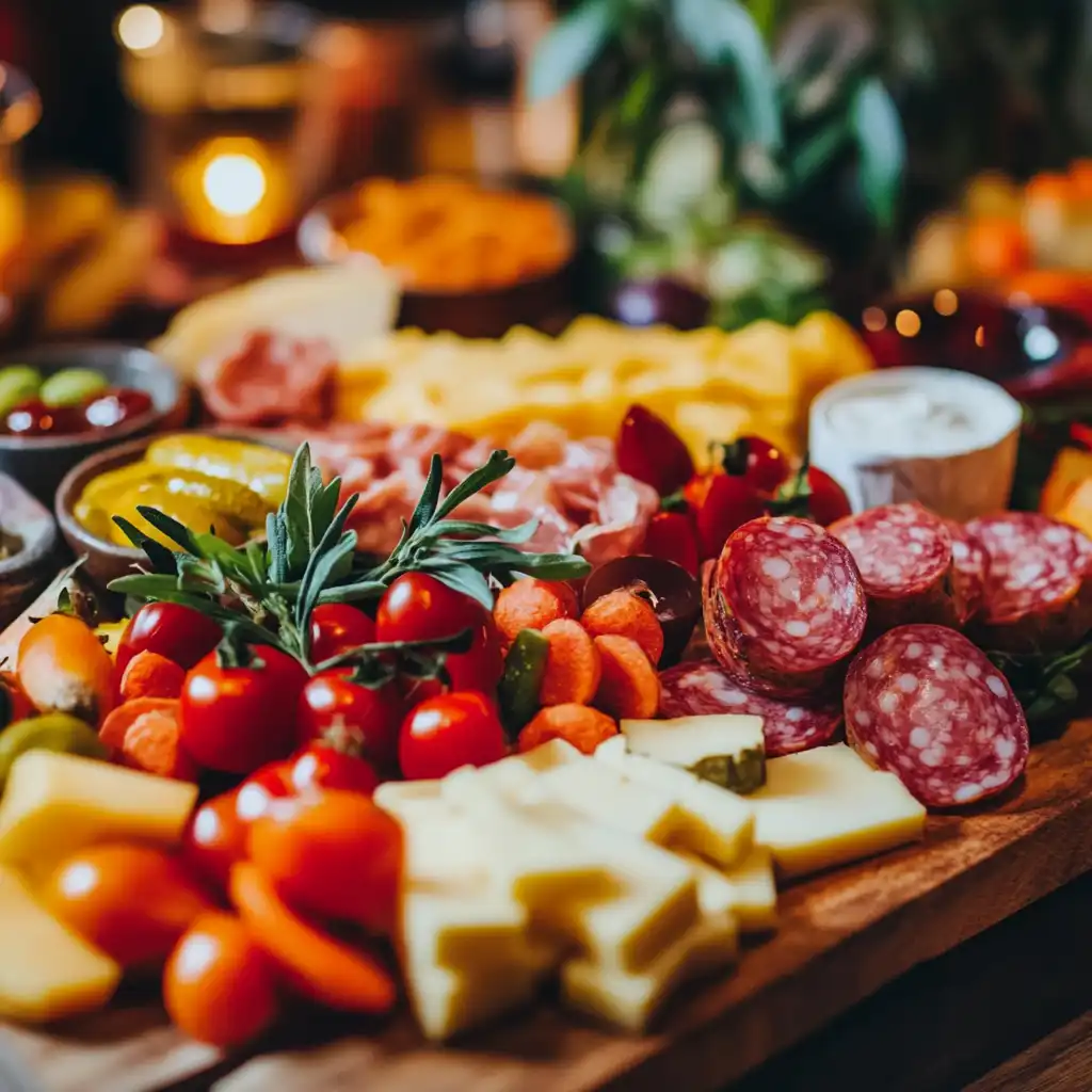 What do you put in a finger food platter?