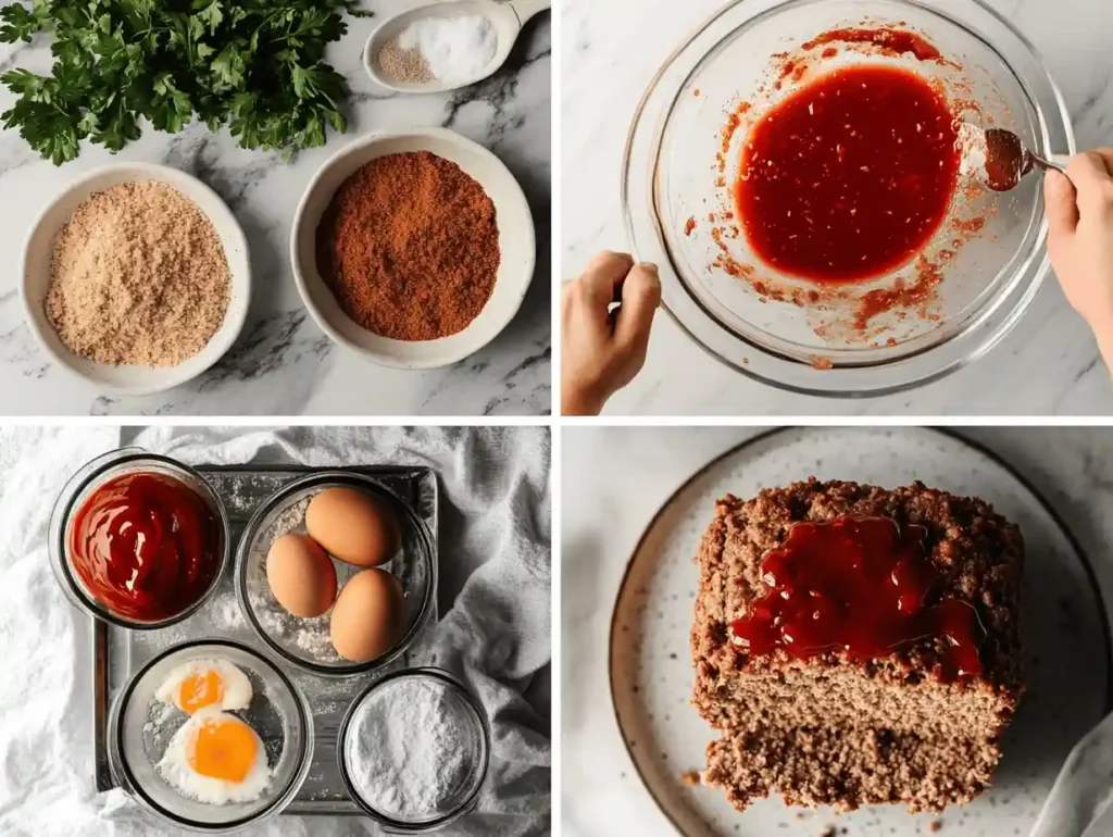 What are the ingredients of meatloaf.. (1)