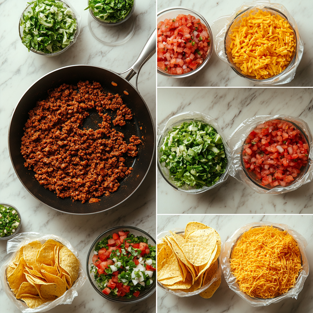 soukaina1995_Four-panel_instructional_image_showing_step-by-s_791ec3e2-a4e6-4a74-93dc-843e46ba7d15_3 Easy Walking Tacos