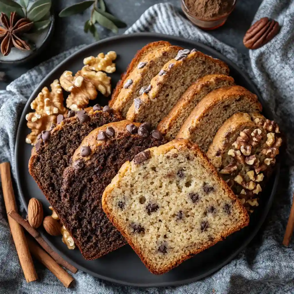 _variety_of_banana_bread_slices_arranged variety_of_banana_bread_slices_arranged