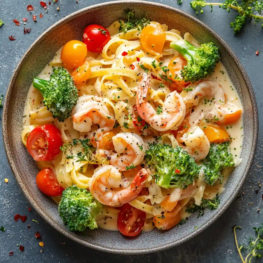 vibrant_chicken_Alfredo_pasta_plate_featurin vibrant_chicken_Alfredo_pasta_plate_featurin